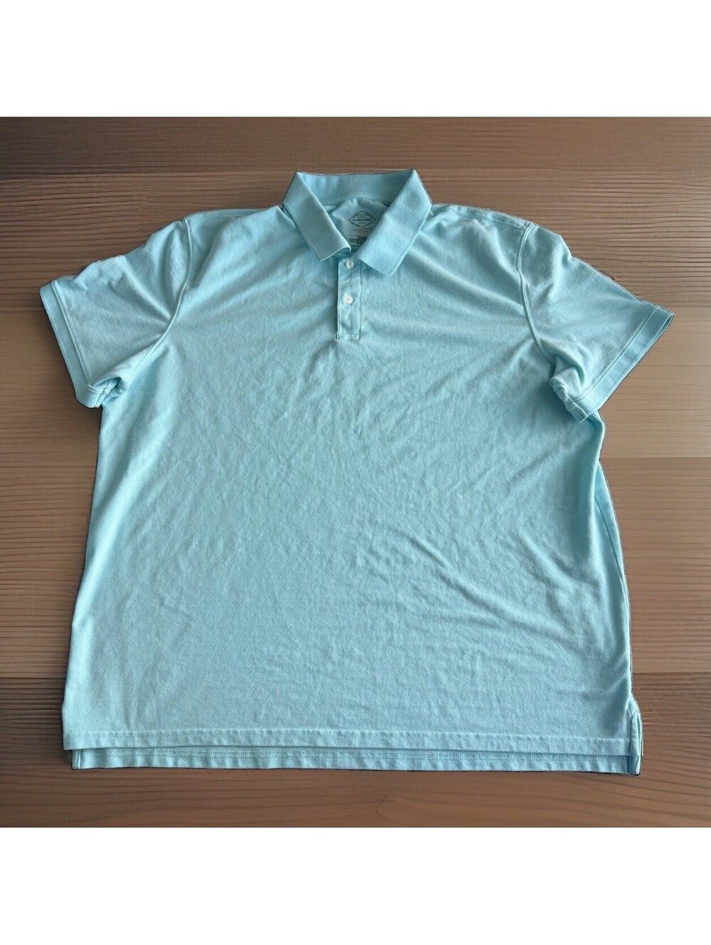 St. John's Bay Comfort Stretch Classic Fit Blue Polo Sz 2XL Soft Cotton